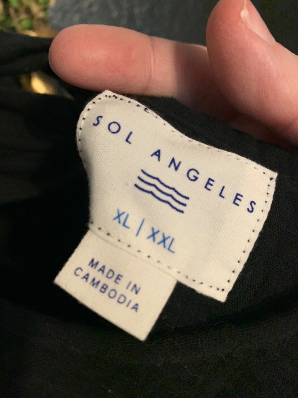 NWT XL/XXL Sol Angeles cotton gauze black dress - ties in back summer vibes - Picture 11 of 15